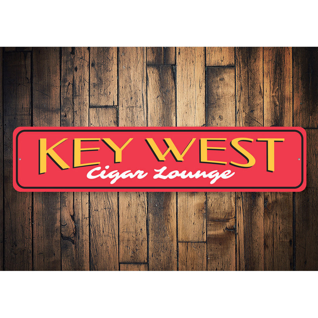 Key West Cigar Lounge Sign