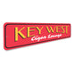 Key West Cigar Lounge Sign