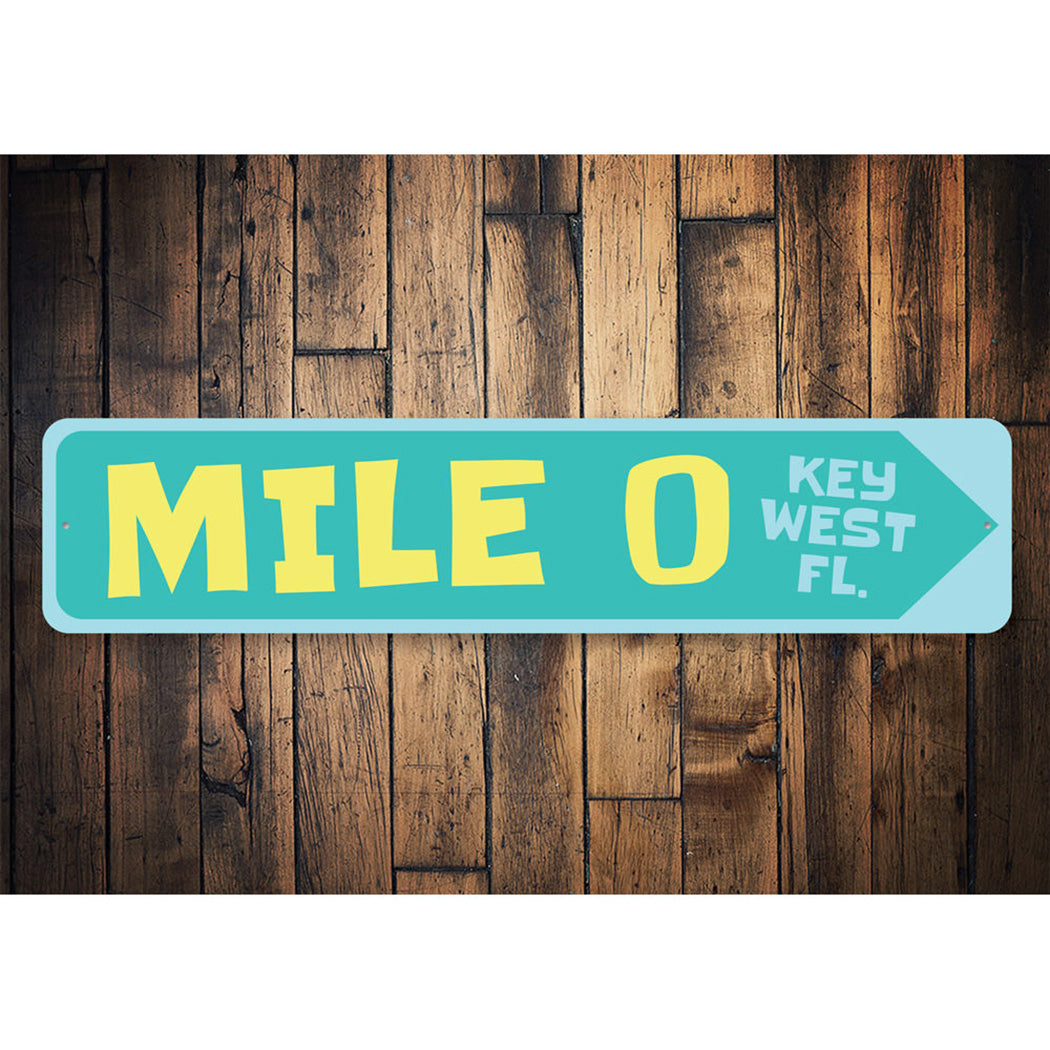 Mile Marker 0 Sign