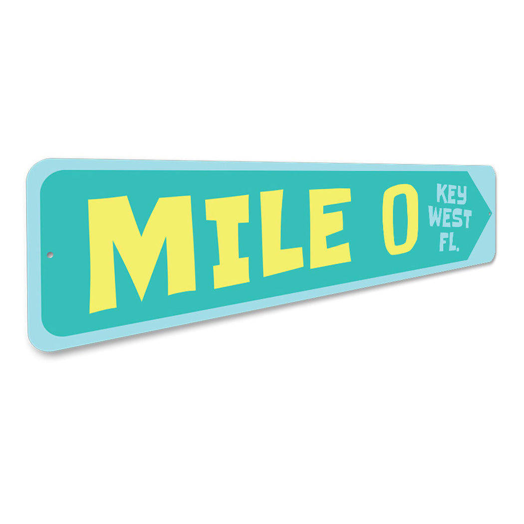 Mile Marker 0 Sign