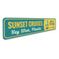 Sunset Cruises Key West Sign