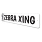 Zebra Crossing Sign