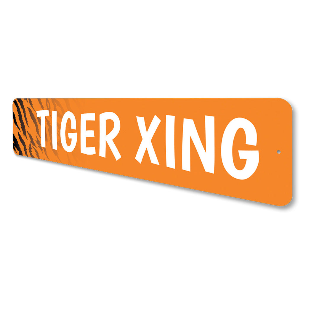 Tiger Crossing Sign