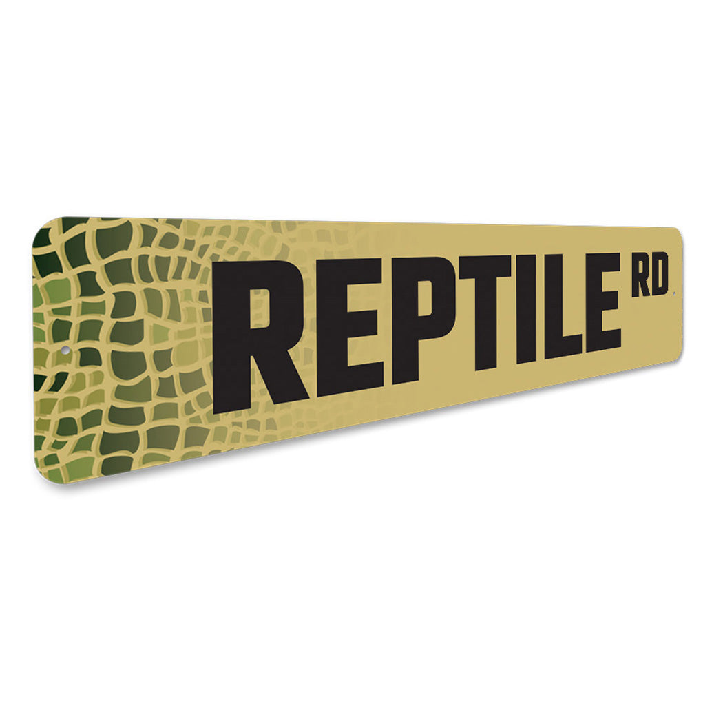 Reptile Street Sign