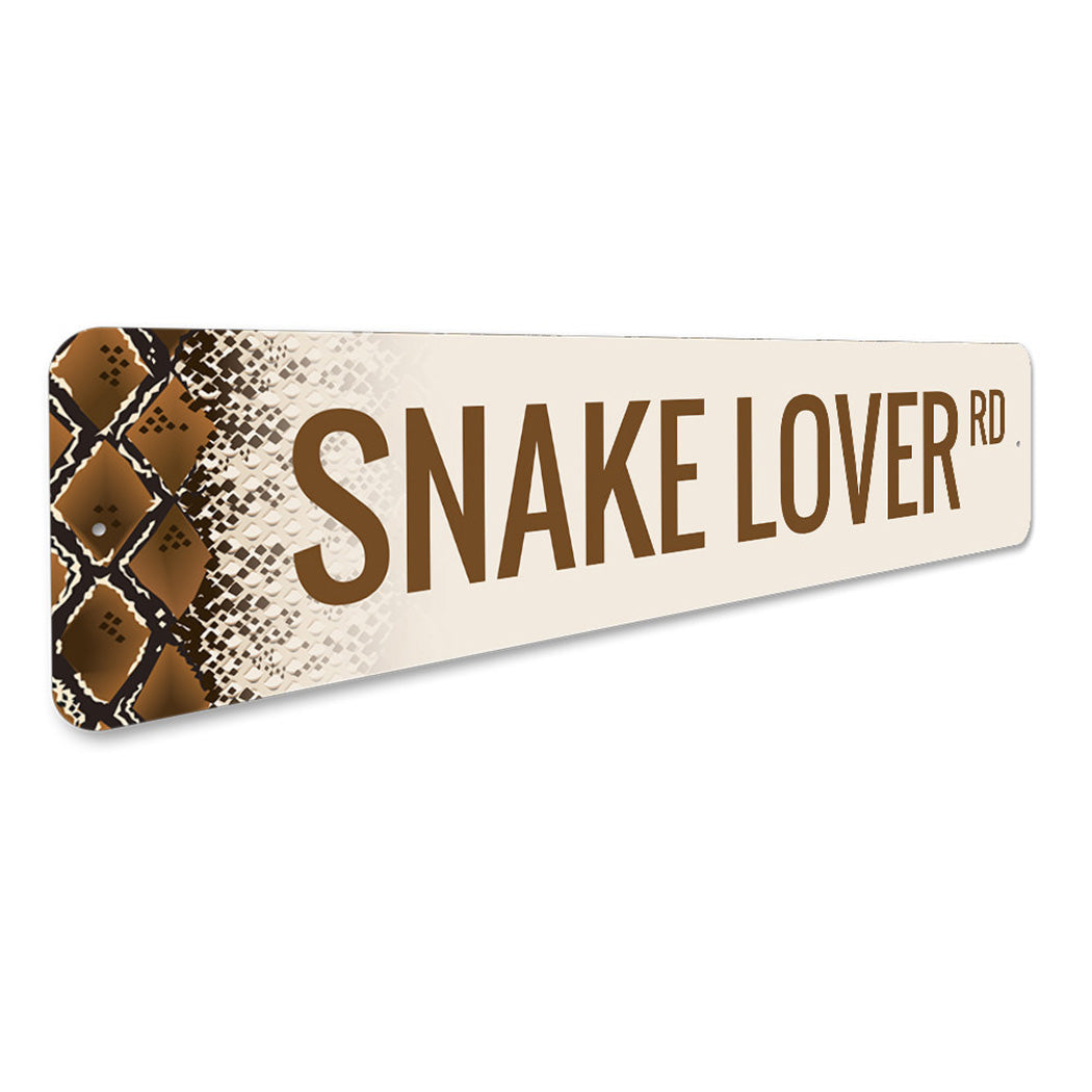 Snake Lover Street Sign