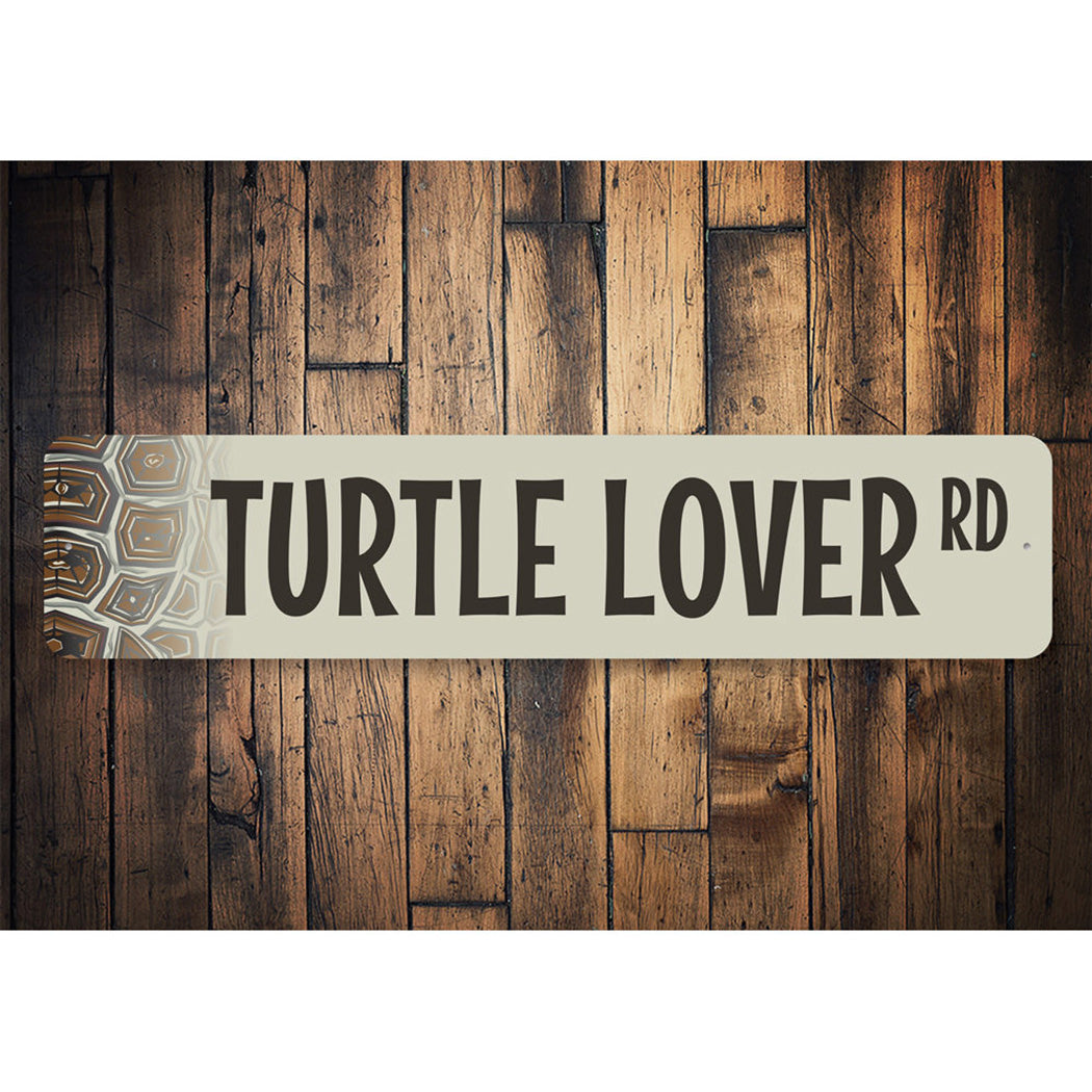 Turtle Lover Street Sign