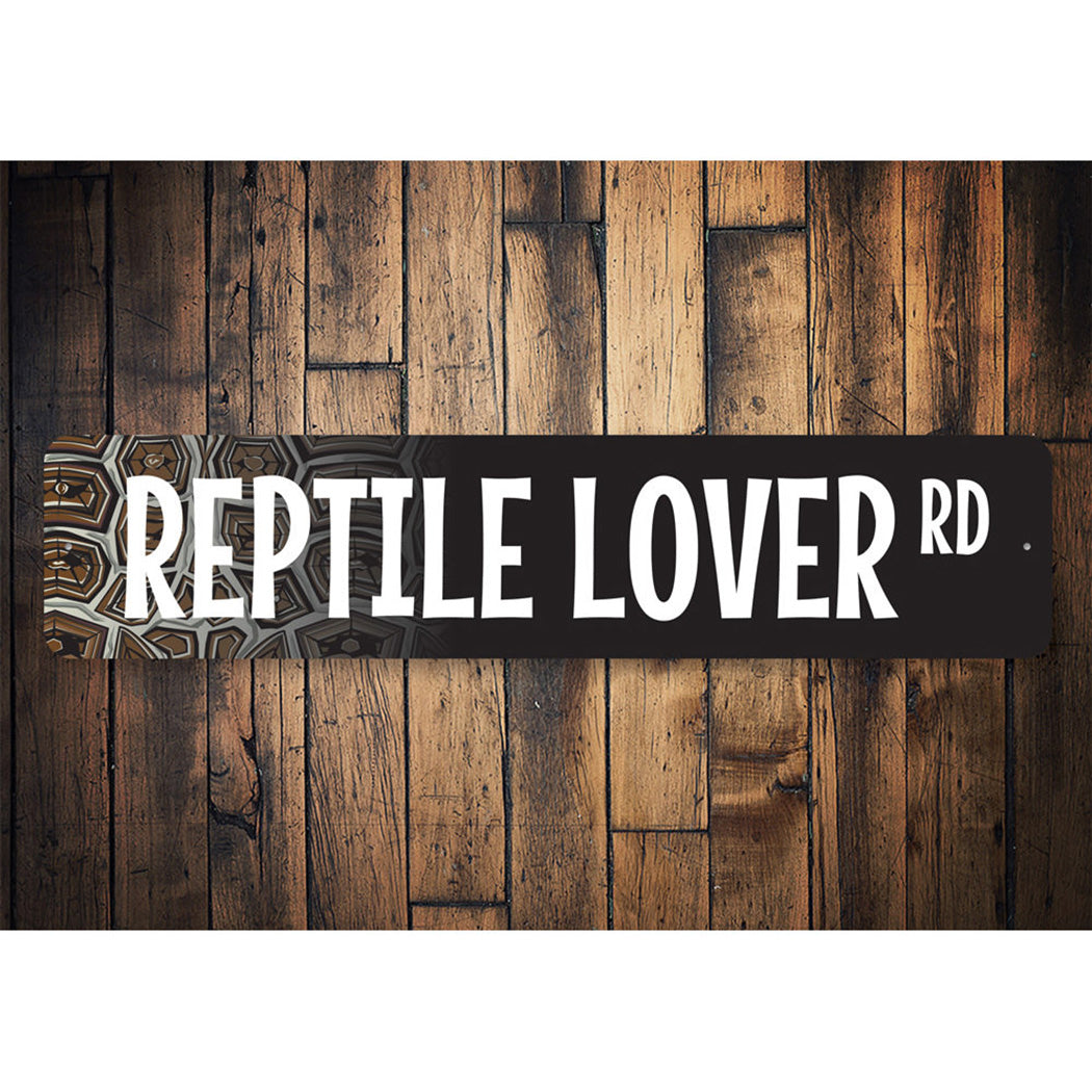 Reptile Lover Street Sign