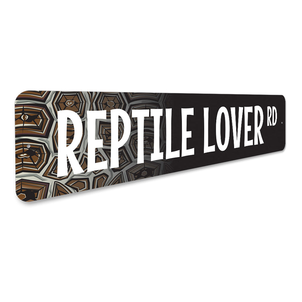 Reptile Lover Street Sign