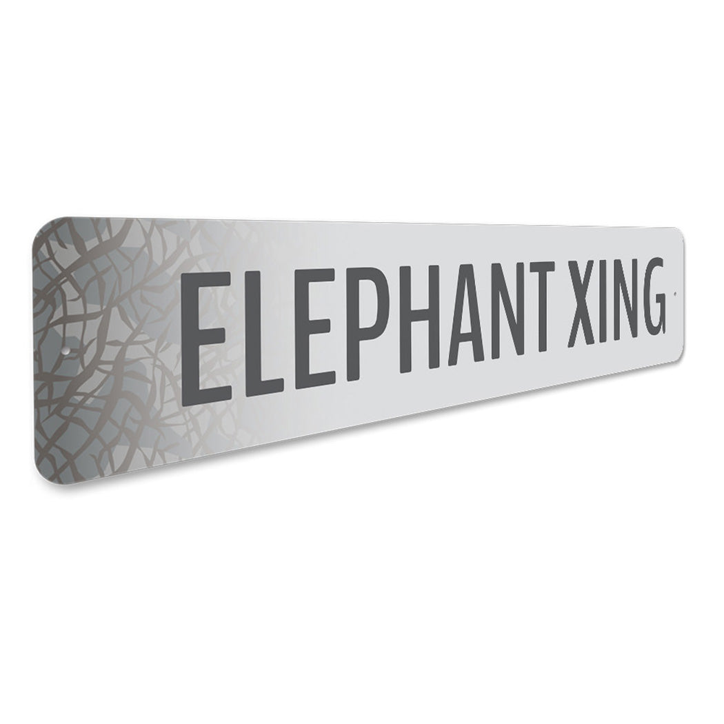 Elephant Crossing Sign