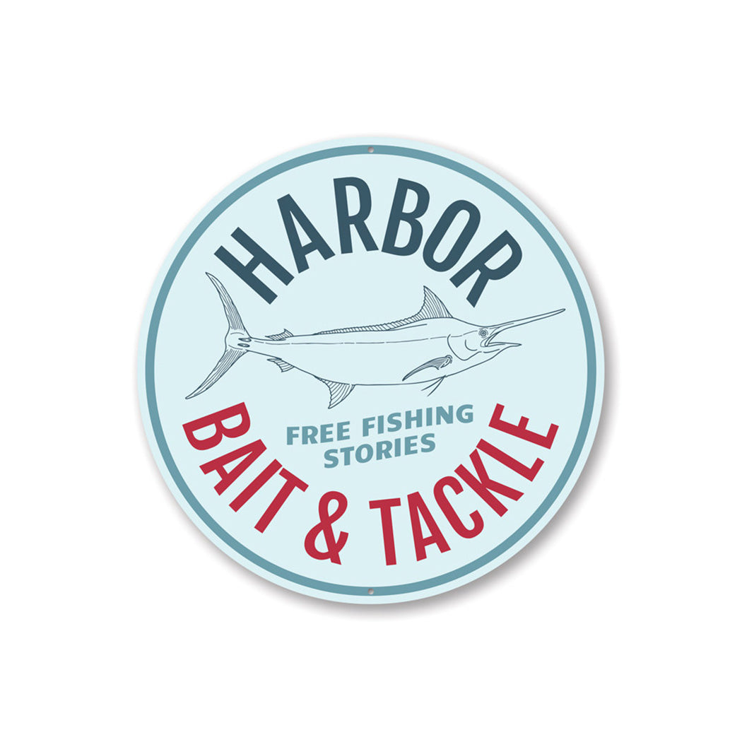 Harbor Bait and Tackle Sign Aluminum Sign