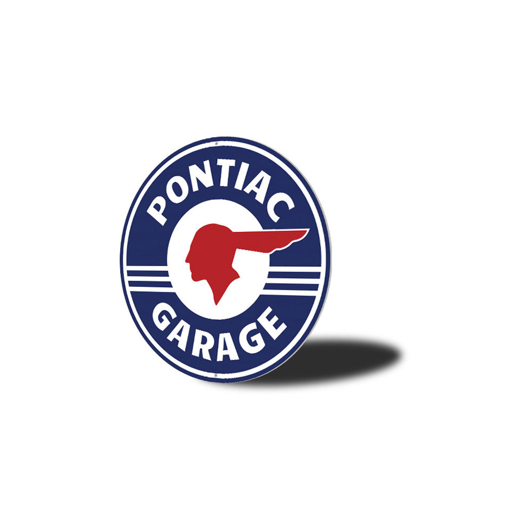 Pontiac Garage Car Metal Sign