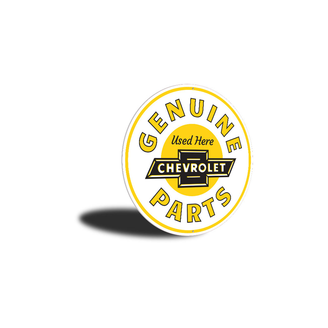 Chevy Genuine Parts Car Sign Aluminum Sign