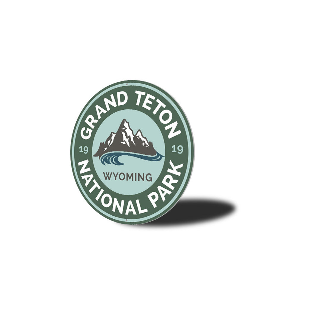 Grand Teton National Park Metal Sign