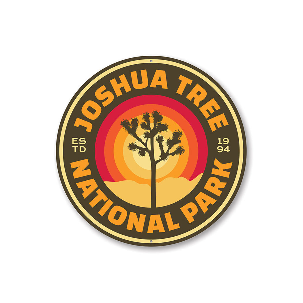 Joshua Tree National Park Sign Aluminum Sign