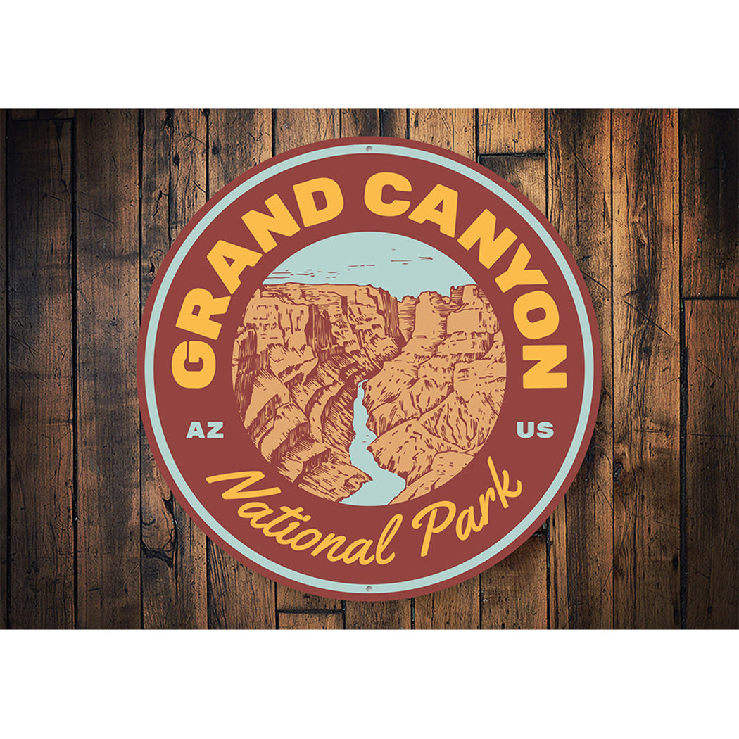 Grand Canyon Sign Aluminum Sign