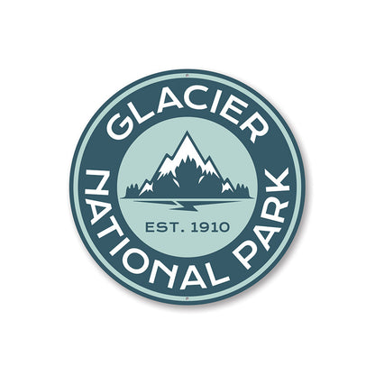 Glacier National Park Sign Aluminum Sign