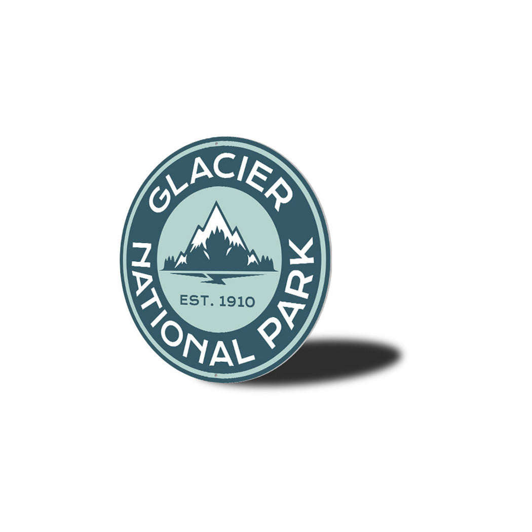 Glacier National Park Metal Sign