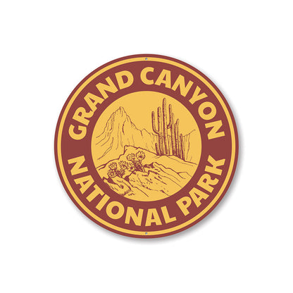 Grand Canyon Park Sign Aluminum Sign