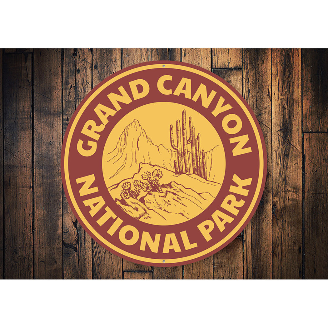 Grand Canyon Park Sign Aluminum Sign