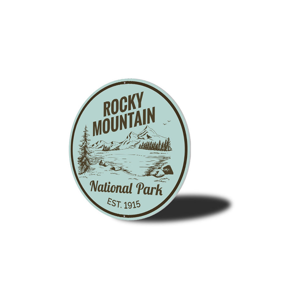 Rocky Mountain Park Metal Sign