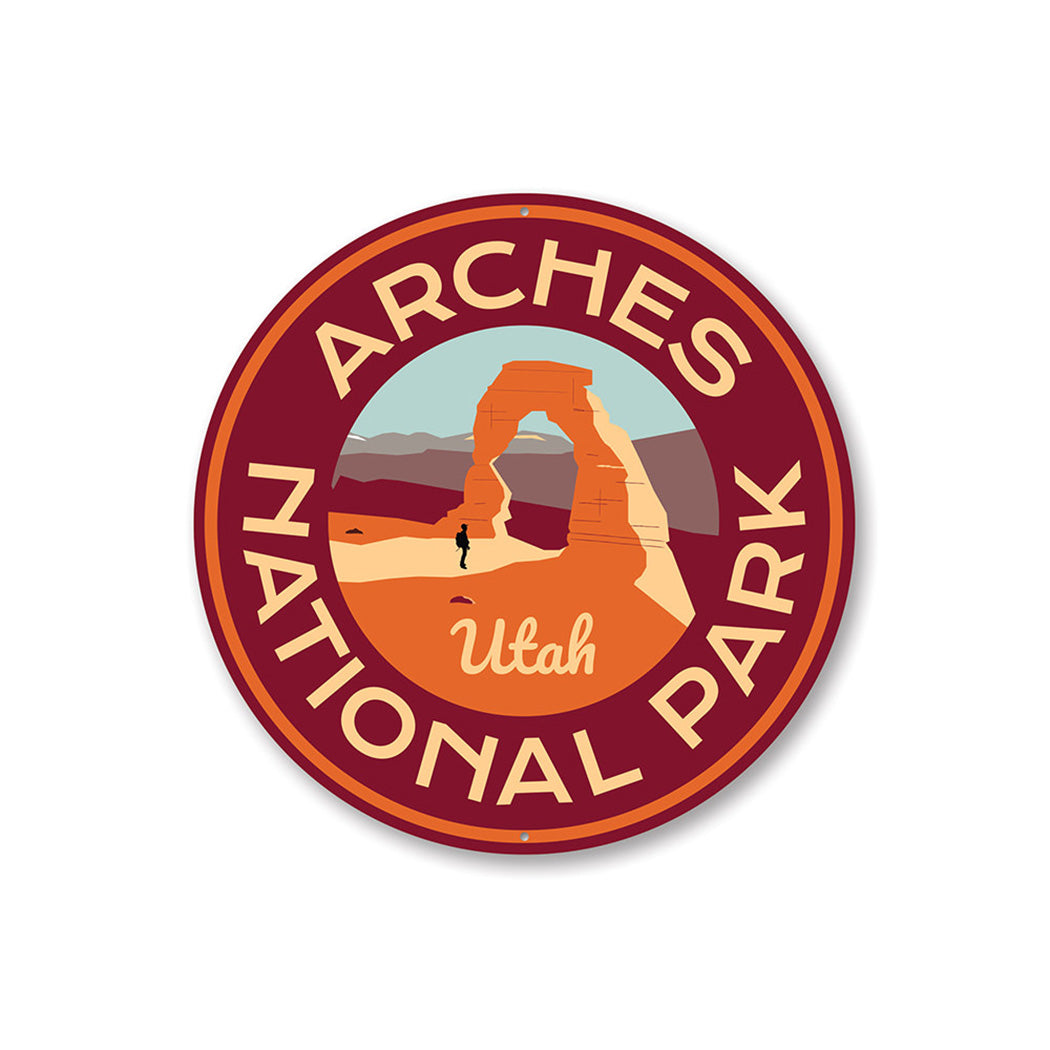 Arches Utah Park Sign Aluminum Sign