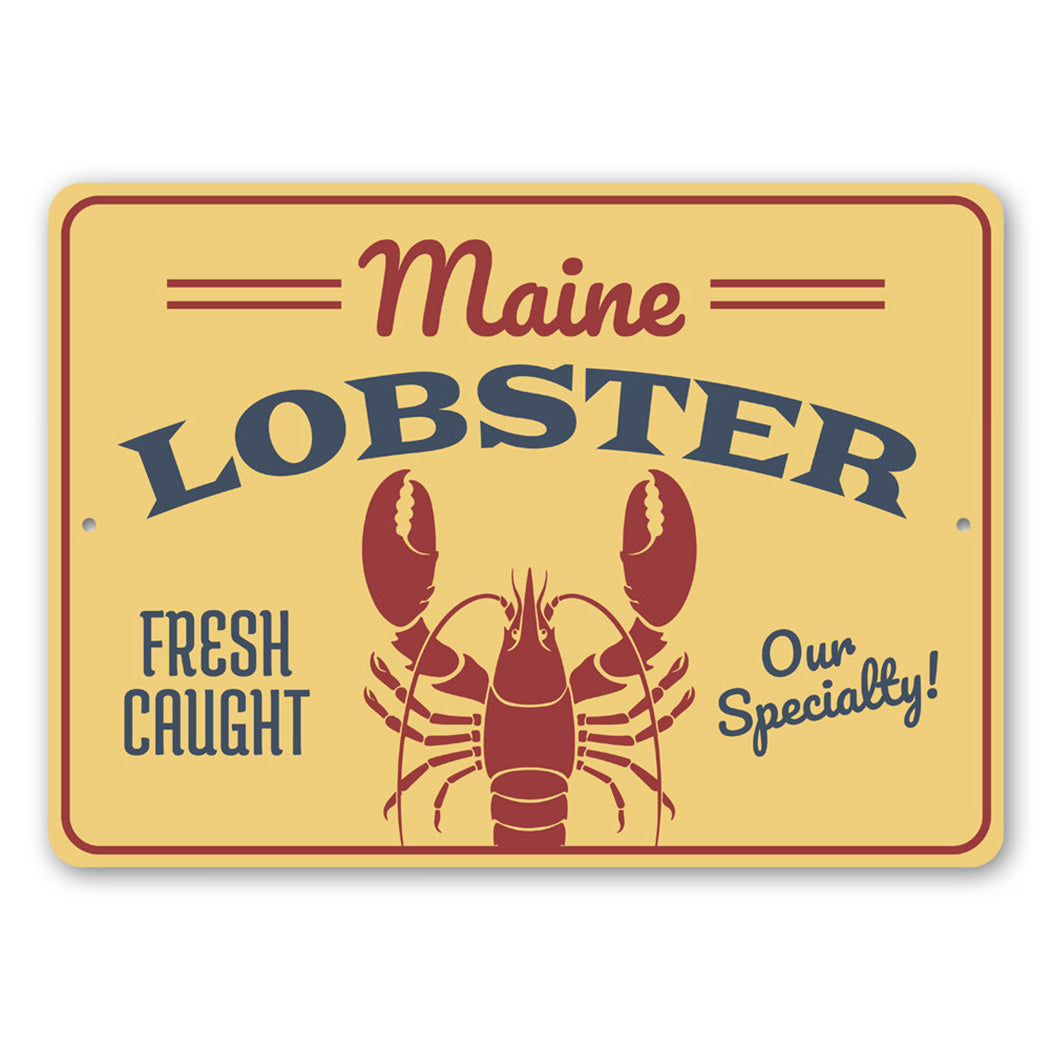 Maine Lobster Sign