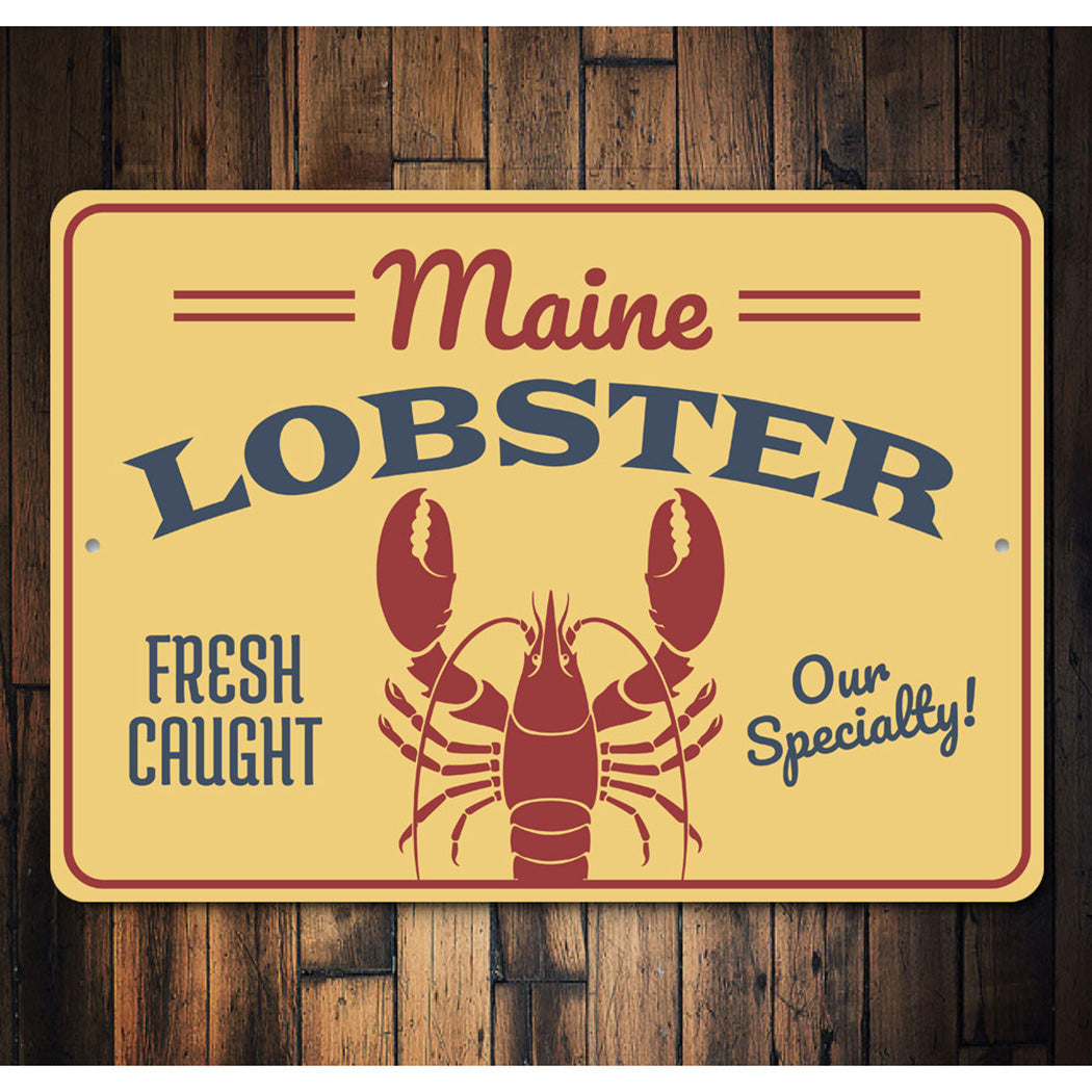 Maine Lobster Sign