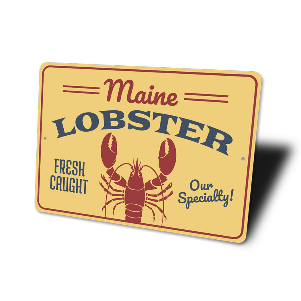 Maine Lobster Sign