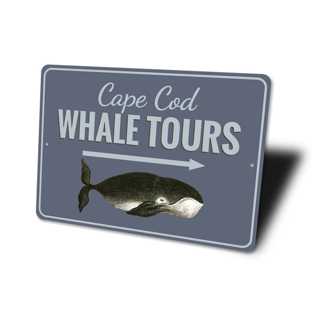 Cape Cod Whale Tours Sign