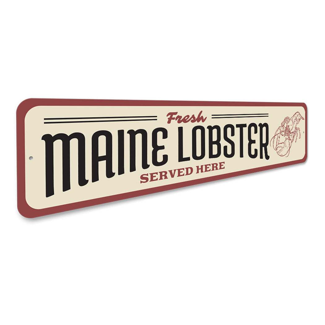 Maine Lobster Seafood Shack Sign