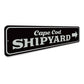 Cape Cod Shipyard Sign