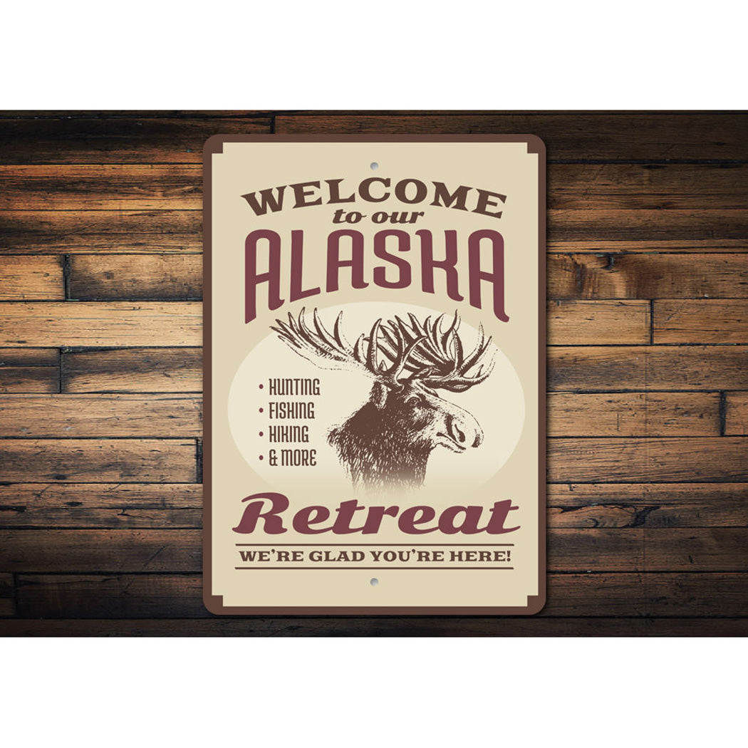 Alaska Retreat Sign