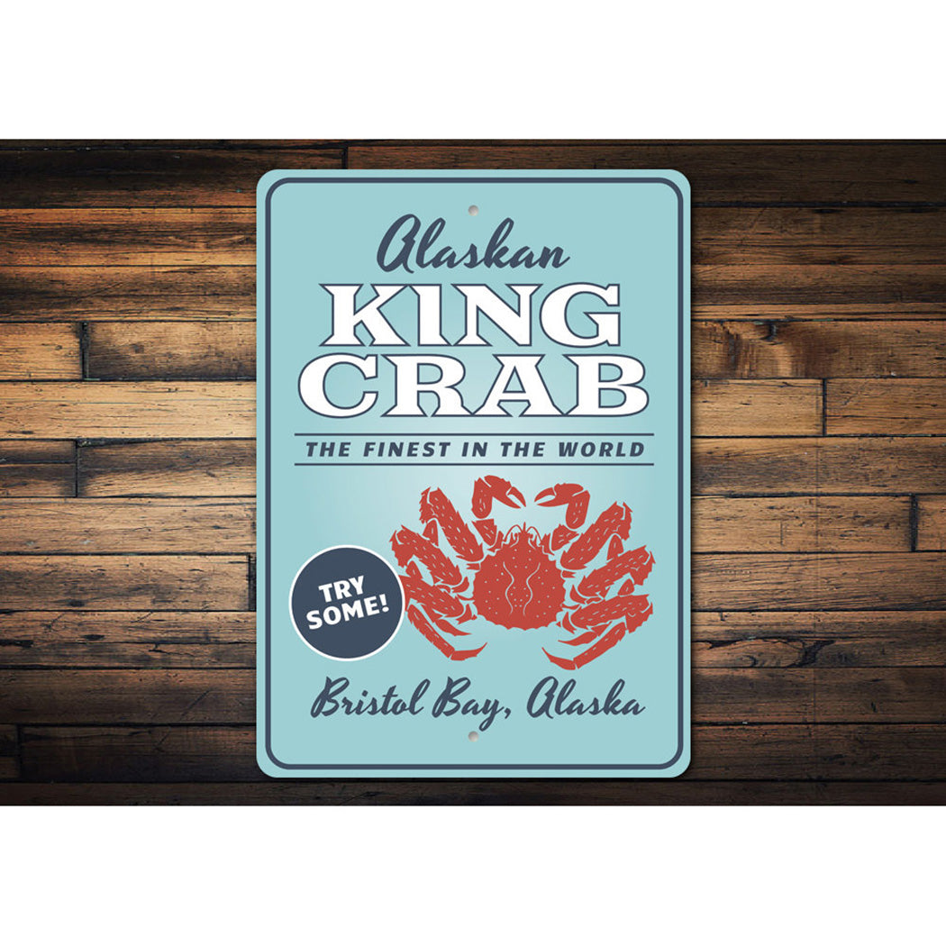 Alaskan King Crab Sign