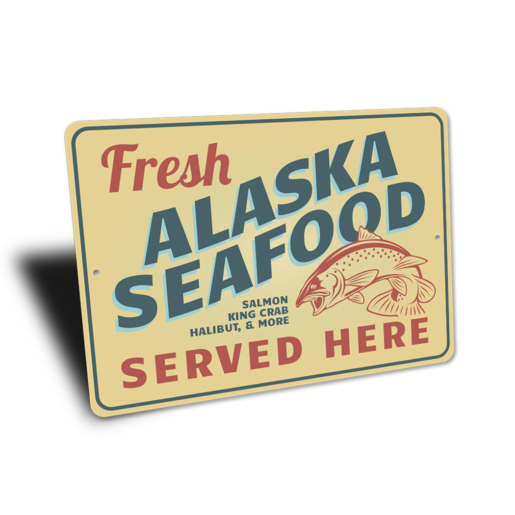 Alaska Seafood Sign