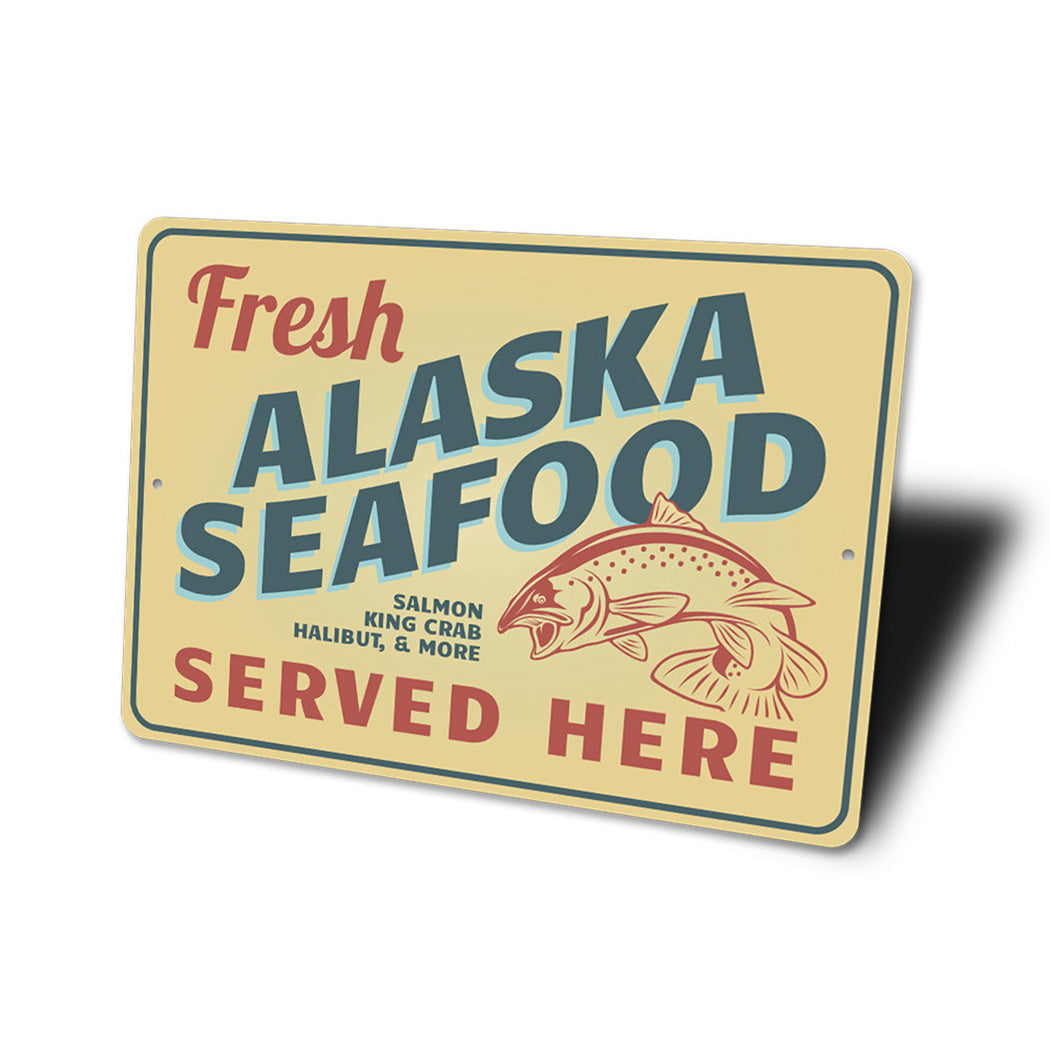 Alaska Seafood Sign