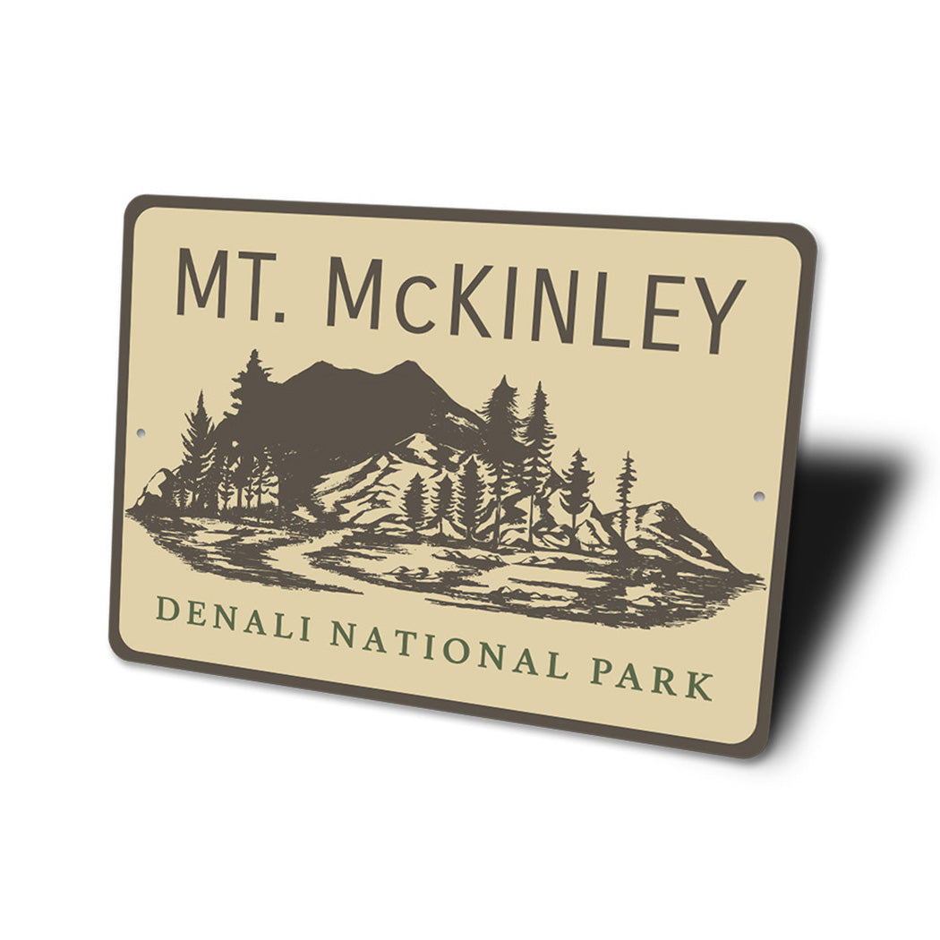 Mount McKinley Sign