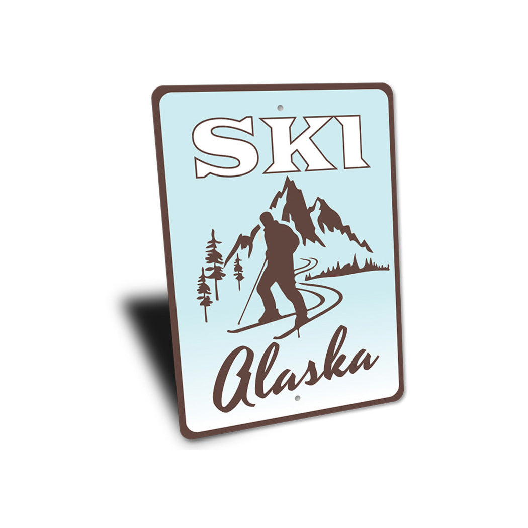 Ski Alaska Sign