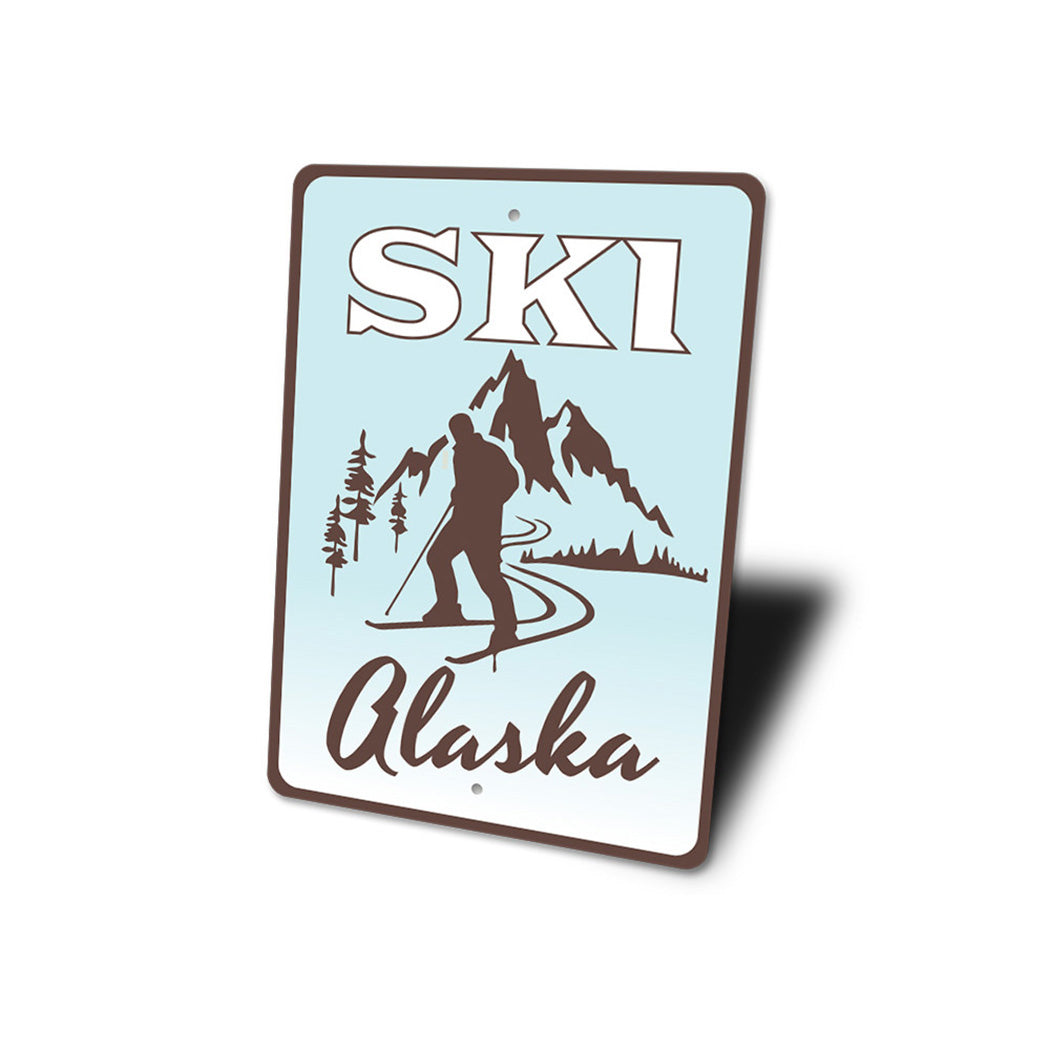 Ski Alaska Sign