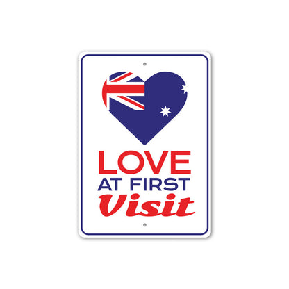 Love at First Visit Sign