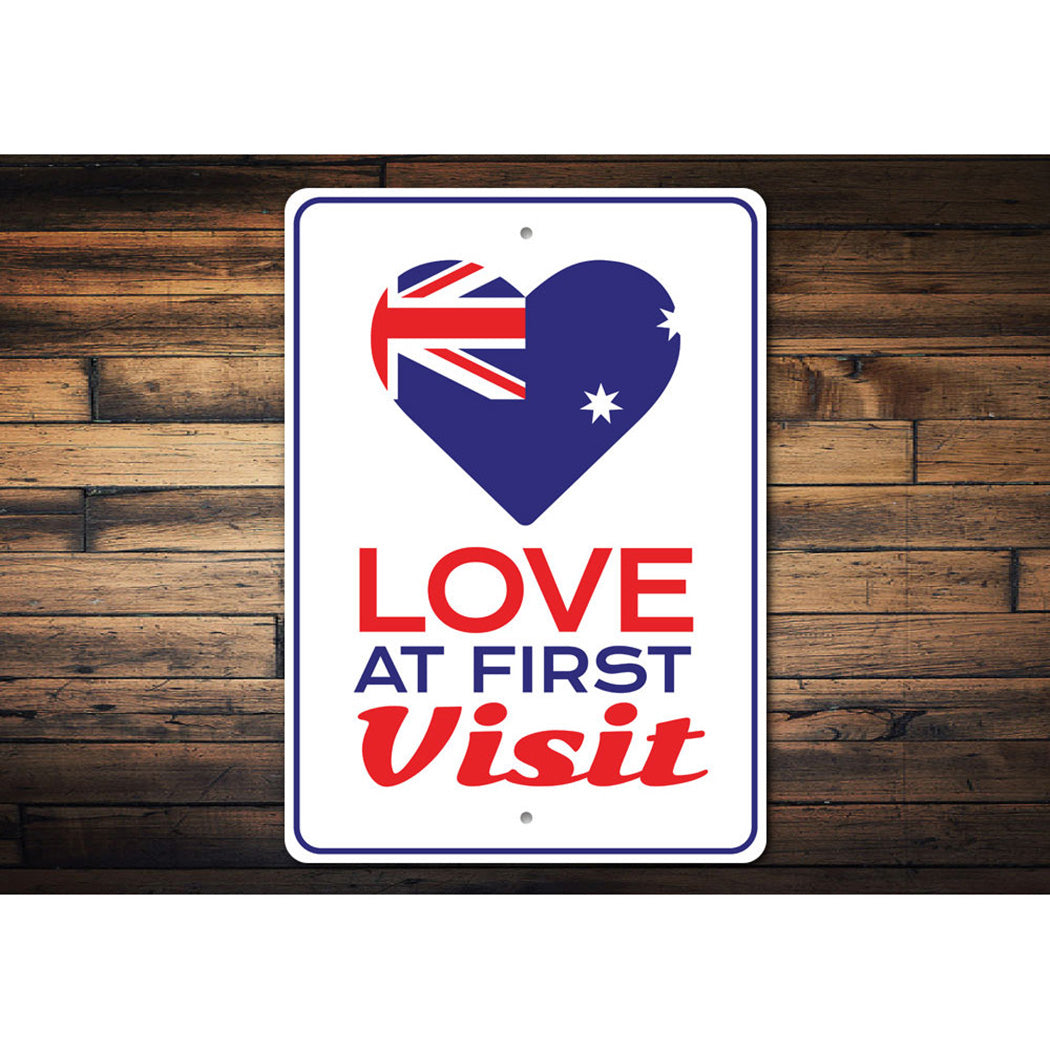 Love at First Visit Sign