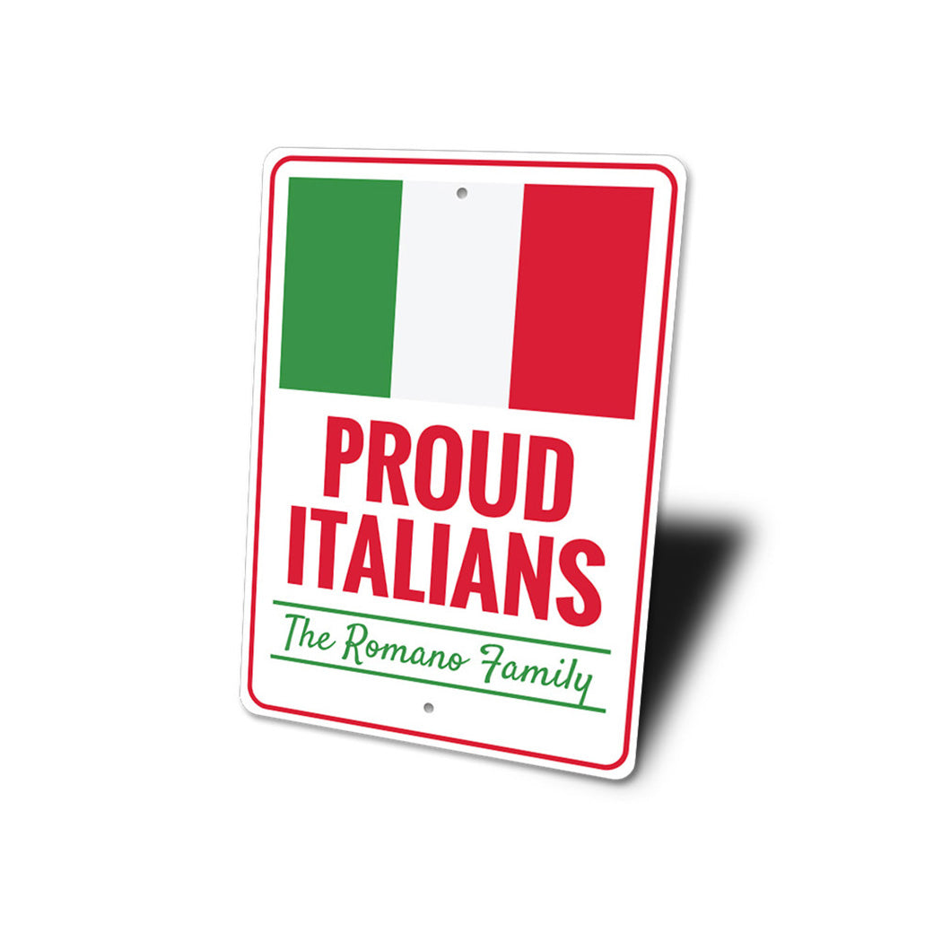 Proud Italian Sign