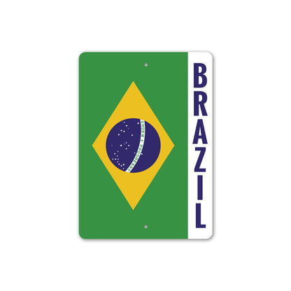 Brazil Flag Sign