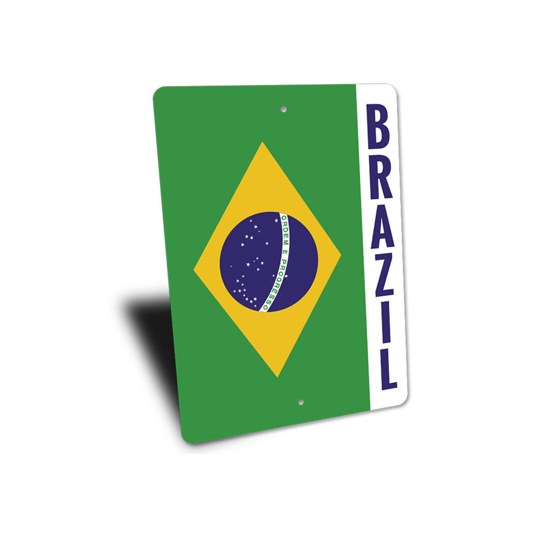 Brazil Flag Sign