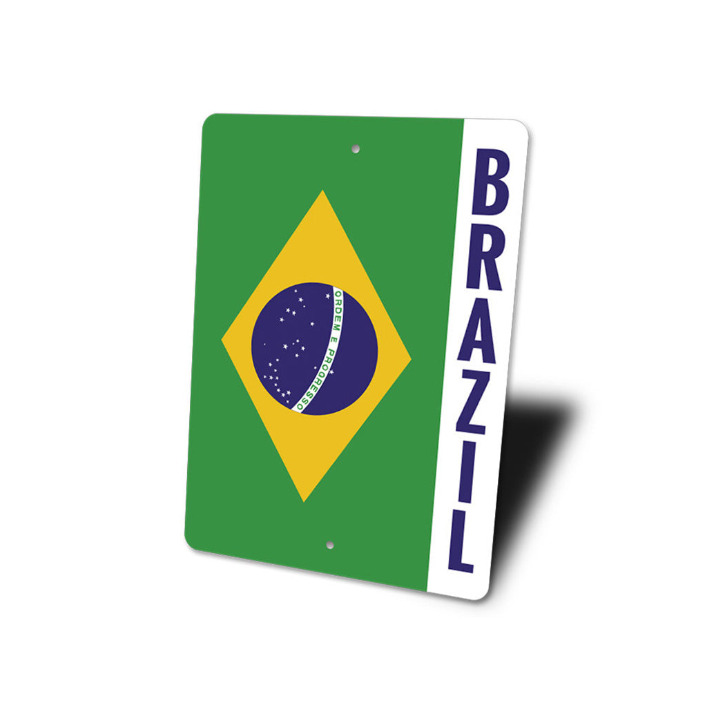 Brazil Flag Sign