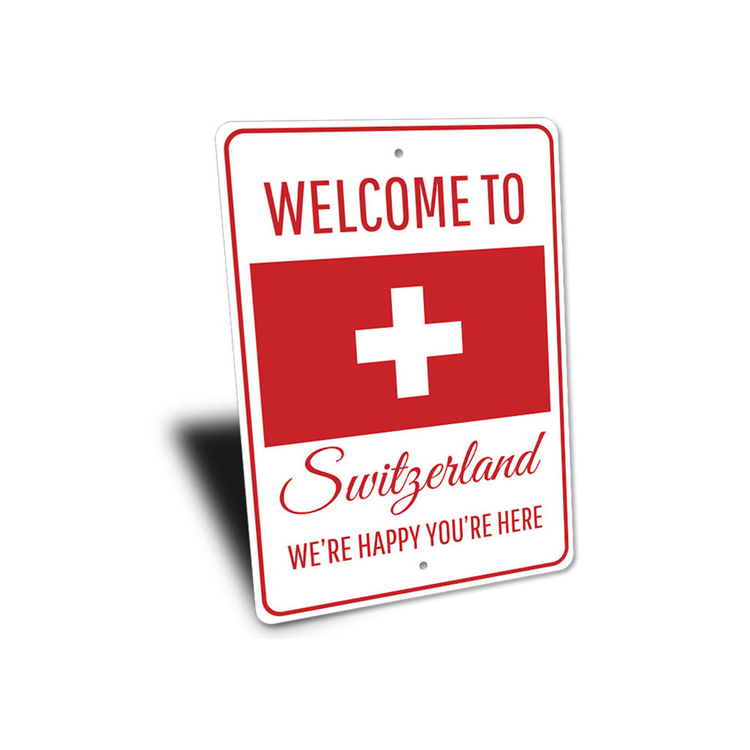 Switzerland Welcome Sign