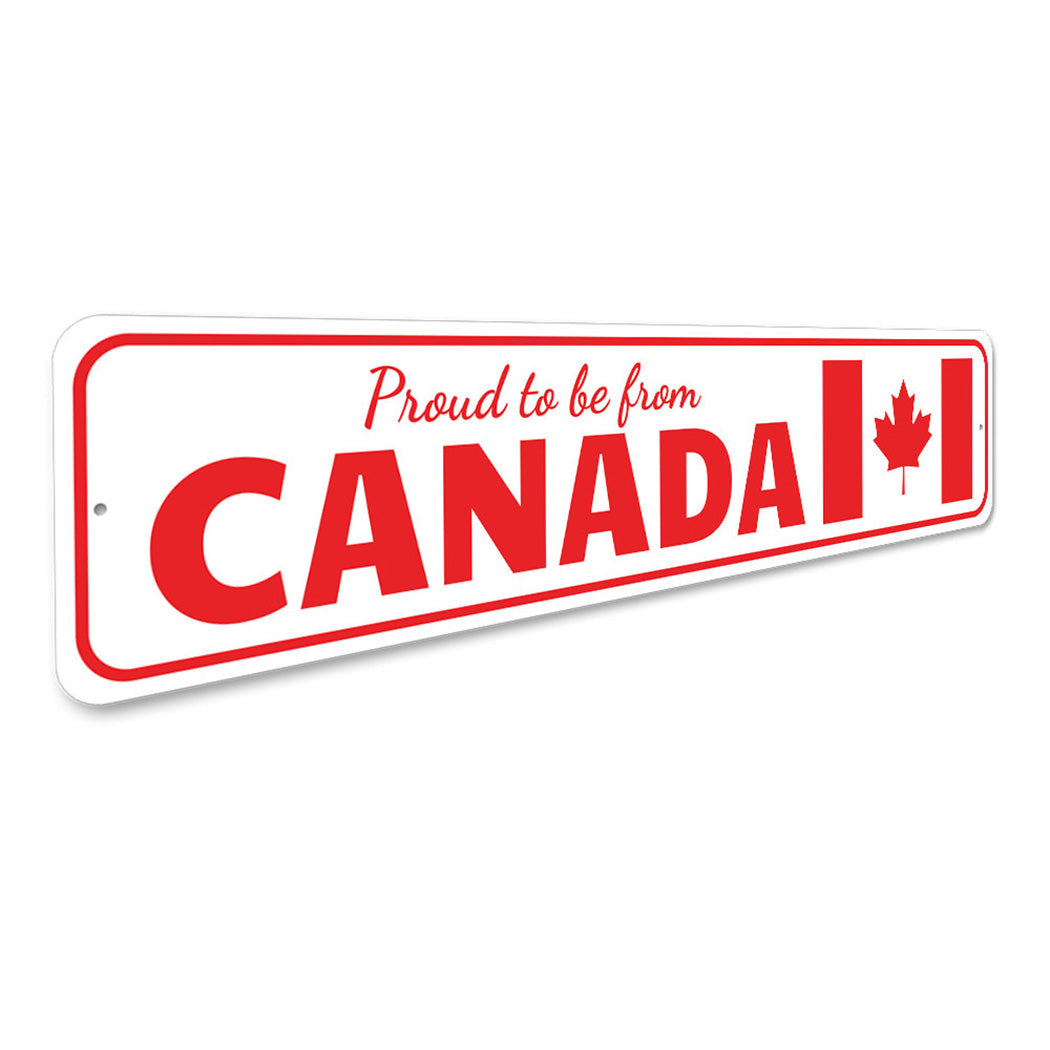 Proud Canadian Sign