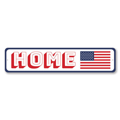 American Home Metal Sign