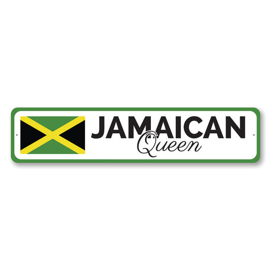 Jamaican Queen Metal Sign