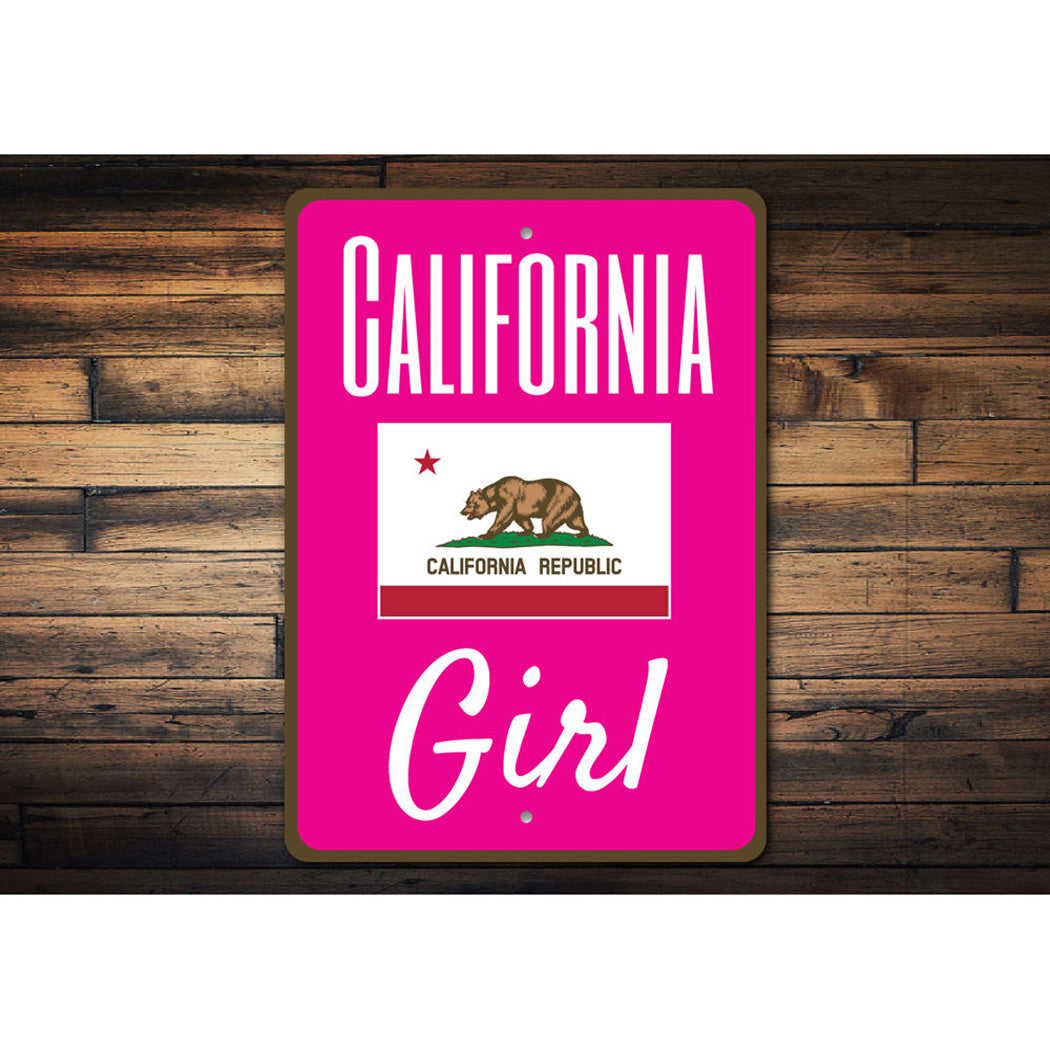 California Girl Sign