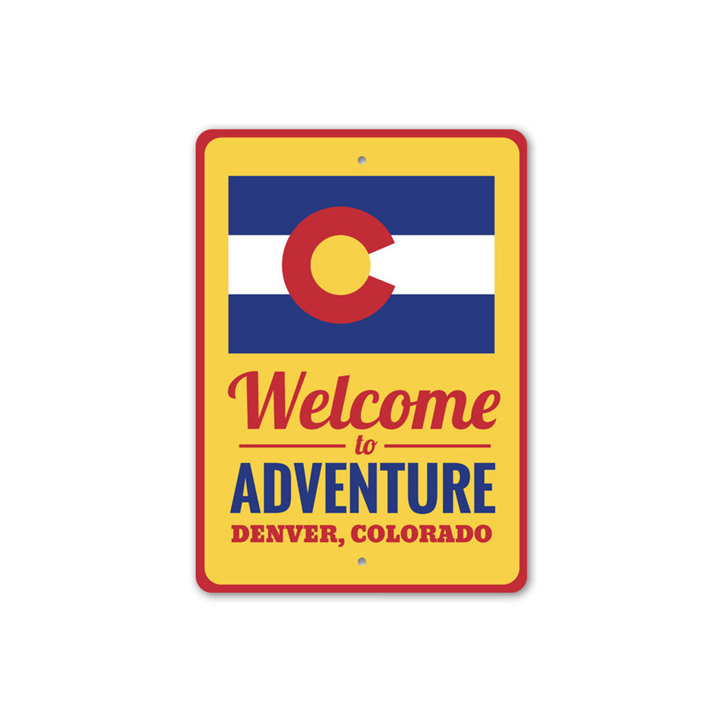 Colorado Welcome Sign